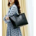   Classic Black Leather Totes