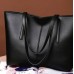   Classic Black Leather Totes