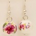 Hand-painted Porcelain Earrings