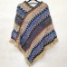 STRIPED WINTER PONCHO