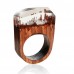 Wooden fantasy ring